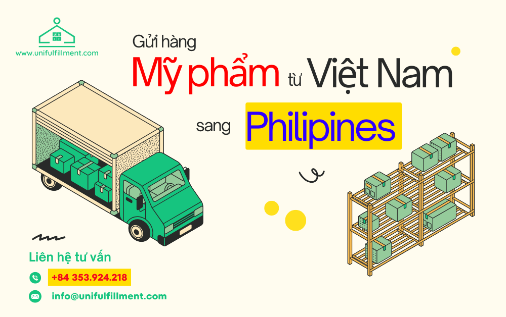 Unifulfillment - Gửi hàng mỹ phẩm sang Philipines